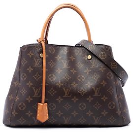 Louis Vuitton Brown Monogram Montaigne MM Marron