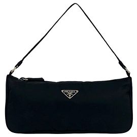 Pochette Prada en Tessuto noir Noir