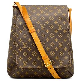 Louis Vuitton Brown Monogram Musette Salsa GM Marrom