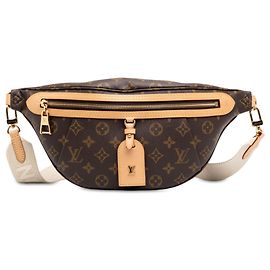 Bumbag Louis Vuitton Brown Monogram High Rise Marrom
