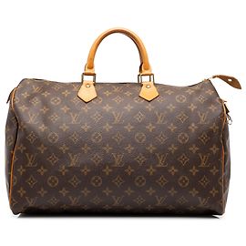 Louis Vuitton Brown Monogram Speedy 40 Brown