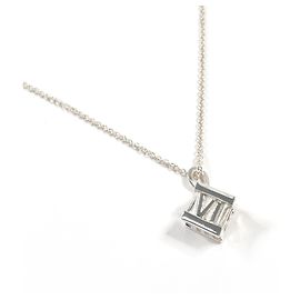 Autre Marque Collier Tiffany Atlas Cube Argenté