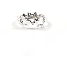 Autre Marque Anillo Tiffany Triple Star Plata