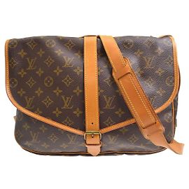 Louis Vuitton Saumur Monogram Canvas 35 Brown