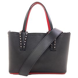 Christian Louboutin Leather 2-Way Handbag Black
