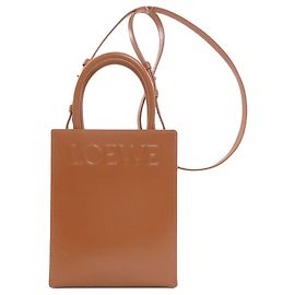 Bolso 2-Way Loewe Standard A5 Mini Castaño