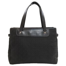 Céline Celine C Macadam Canvas Handtasche Schwarz