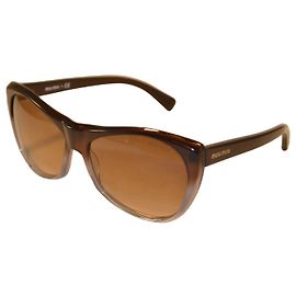 Óculos de sol degradê Miu Miu SMU02L Marrom