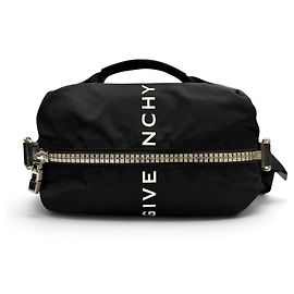 Givenchy Gürteltasche aus Nylon mit 4G-Logo Schwarz