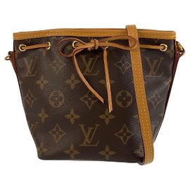 Louis Vuitton Monogram Nano Noe Shoulder Bag Brown