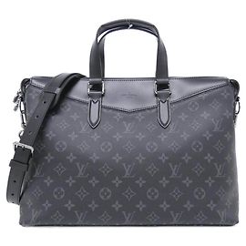 Maletín Louis Vuitton Explorer Monogram Eclipse Briefcase Negro
