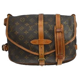 Louis Vuitton Saumur Monogram Canvas 30 Marrom