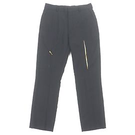 Pantalones de lana Fendi Versace Negro