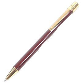 Stylo bille Cartier Santos de Cartier Marron Autre