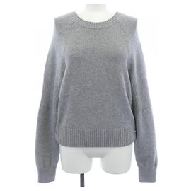 Chanel LOOK20 Kaschmir-Strick mit Drehverschluss Braun