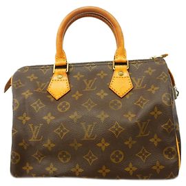 Borsa Louis Vuitton Monogram Speedy 25 Marrone