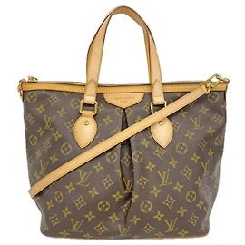 Louis Vuitton Monogram Palermo PM Handtasche M40145 Braun