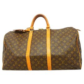 Louis Vuitton Boston Monogram Keepall 55 Marrone