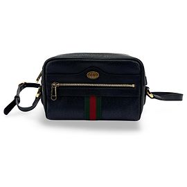Gucci Ophidia Leather Mini Black