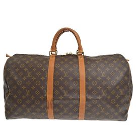 Louis Vuitton Keepall Monogram Canvas 55 Braun