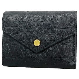 Portafoglio Tri-fold Louis Vuitton Nero