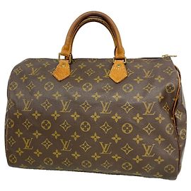 Louis Vuitton Monogram Speedy 35 Handtasche Braun