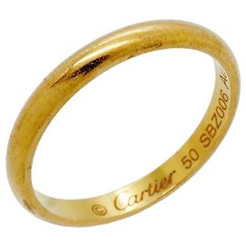 Anello Cartier Classic Band in oro giallo 18K Altro