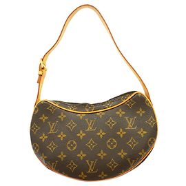 Bolsa de Ombro Louis Vuitton Monogram Pochette Croissant Marrom