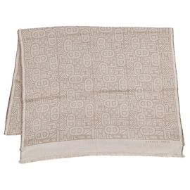Hermès Hermes Stole Chaine d'Ancre Beige