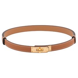 Hermès Hermes Kelly Gürtel aus Epsom Leder Gold Golden