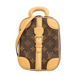 Bolsa de mão Louis Vuitton Monogram Valisette Vertical Marrom