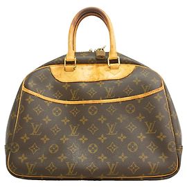 Sac à main Louis Vuitton Monogram Deauville Marron