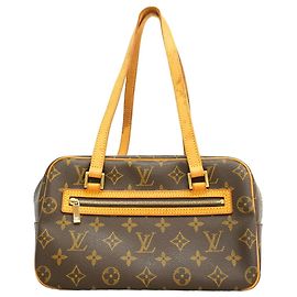 Borsa a tracolla Louis Vuitton Monogram Cite MM Marrone