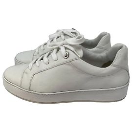 Sneakers Loro Piana in pelle bianca Bianco