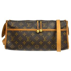 Louis Vuitton Popincourt Monogram Canvas Long Marron