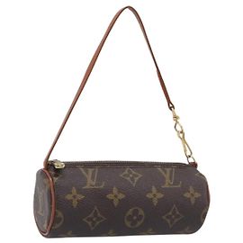 Louis Vuitton Papillon Pochette Monogram Canvas Mini Marron