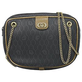 Christian Dior Vintage Honeycomb Canvas Nero