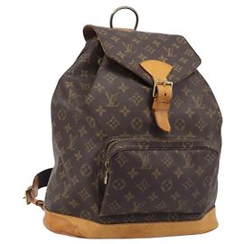 Louis Vuitton Vintage Montsouris Monogram Canvas GM Marrom