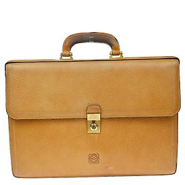Loewe Anagram Business Leather Brown