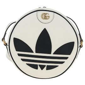 Gucci x adidas Ophidia Round Leather Small White
