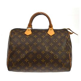 Louis Vuitton Speedy Monogram Canvas 30 Marron