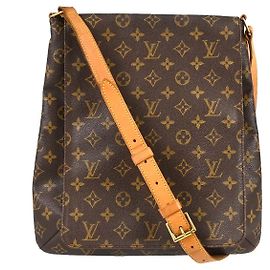 Louis Vuitton Musette Salsa Monogram Canvas GM Marron