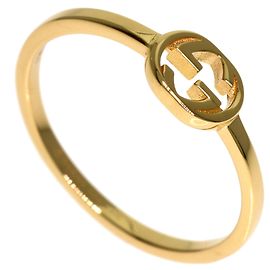 Anillo Gucci Interlocking #8 en oro amarillo de 18K Otro