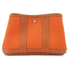 Hermès Bolsa Hermes Garden Party TTPM Laranja