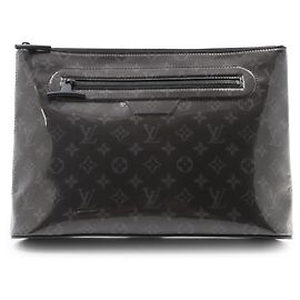 Louis Vuitton Monogram Eclipse Pochette Cosmos Clutch Handbag Schwarz Monogramm