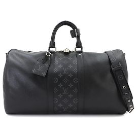 Louis Vuitton Taigarama Keepall Bandouliere 50 Noir