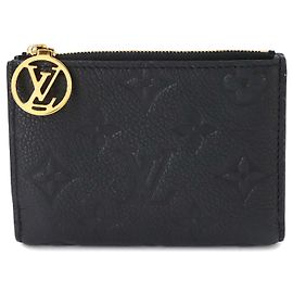 Louis Vuitton Monogram Empreinte Portefeuille Lisa Bi-fold Wallet Noir Black