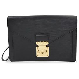Louis Vuitton Epi Pochette Serie Dragonne Noir