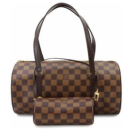 Bolsa Louis Vuitton Papillon 30 Damier Marrom Damier ebene