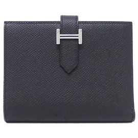 Hermès Portefeuille Hermes Bearn Compact Noir